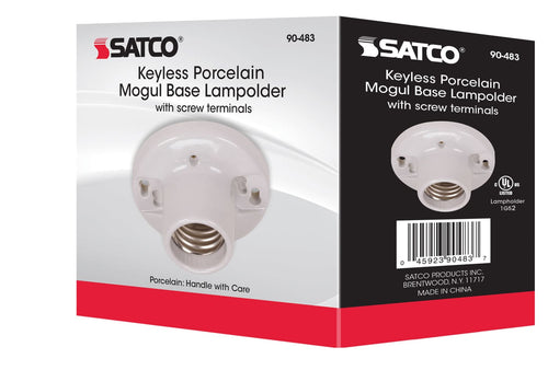 Satco Products 90-483 Mogul Base Keyless Porcelain