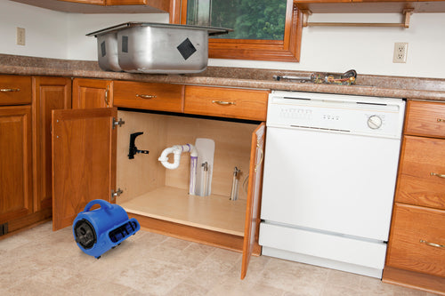 B-Air VP-20 ⅕ HP Commercial Air Mover & Blower Fan: blue