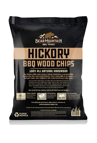 Bear Mountain Premium BBQ Woods Hickory BBQ Wood Chips
