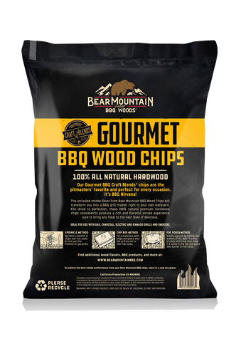 Bear Mountain Premium BBQ Woods Gourmet BBQ Craft Blends® Wood Chips