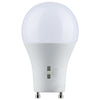 Satco S11794 8.8 Watt A19 LED Bi Pin GU24 Base CCT Selectable 120 Volt White Finish