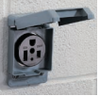 Carlon Single Gang – Vertical Mount 50 AMP Receptacle