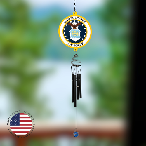 Red Carpet Studios U.S. Air Force Patriot Wind Chime – 23″