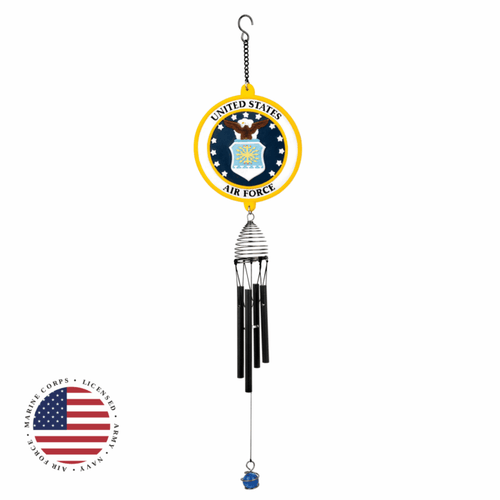 Red Carpet Studios U.S. Air Force Patriot Wind Chime – 23″