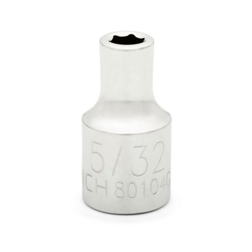 GearWrench 1/4 Drive 6 Point Standard SAE Socket 1/2