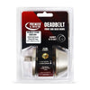 Grip Tight Tools Deadbolt Lock - Stainless Steel Finish US32D - 2 KW1 Keys - 6 in 1 Drive - In Latch - Mobile Home