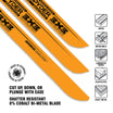 Spyder 10 Extreme Metal Wood/Metal Cutting 10/14 TPI Double-Edged Bi-Metal Reciprocating Saw Blade 3X3™