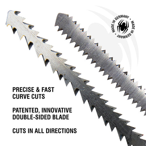Spyder 10-Piece T-Shank Metal And Wood Cutting Jig Saw Blade Set Skeleton™