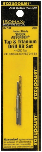 Eazypower 4-40NC Tap and Titanium Drill Set