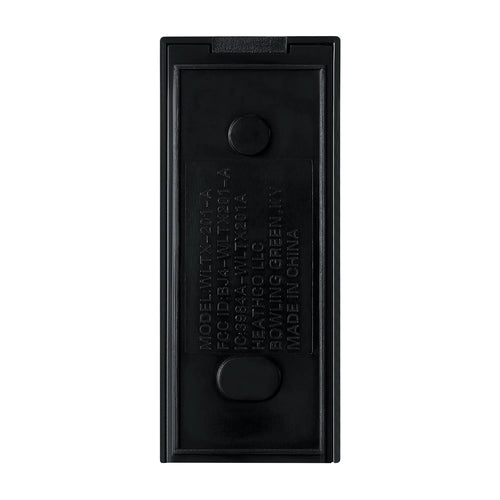Heath Zenith Black Plastic Wireless Push Button Doorbell