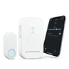 Heath Zenith Wi-Fi Smart Wireless Doorbell Chime Kit with Lighted Plug-In Chime and Battery Operated Lighted Doorbell