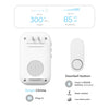 Heath Zenith Wi-Fi Smart Wireless Doorbell Chime Kit with Lighted Plug-In Chime and Battery Operated Lighted Doorbell