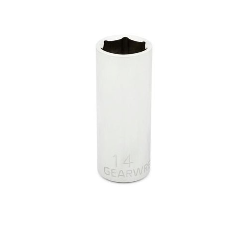 GearWrench 1/4 Drive 6 Point Deep Metric Socket 14mm