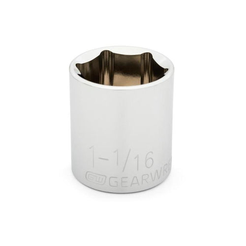 GearWrench 1/2 Drive 6 Point Standard SAE Socket 1-1/16