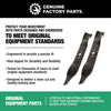 Genuine Factory Parts 2-in-1 Blade Set for 42-inch Cutting Decks