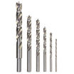 Spyder 6-Piece Assorted Brad Point High Speed Steel Twist Drill Bit Set (1/8, 3/16, 1/4, 5/16, 3/8, 1/2) Stinger™