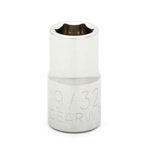 GearWrench 1/4 Drive 6 Point Standard SAE Socket 9/32