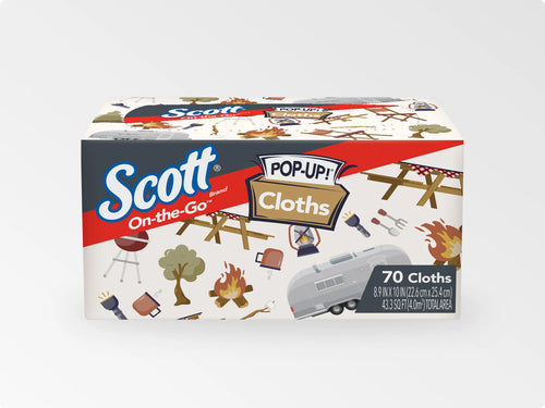 Scott® On-The-Go™ Pop-Up!® Cloths