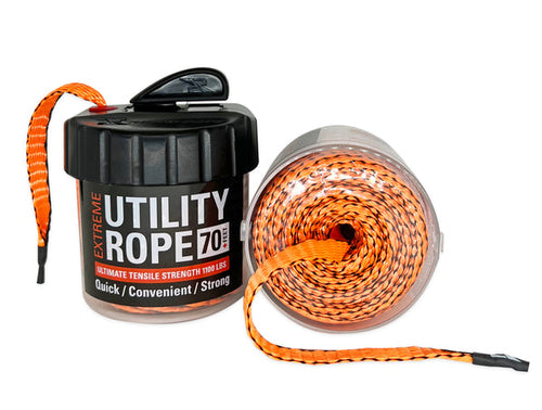 Rapid Rope Safety Orange Utility Rope & Mini Canister
