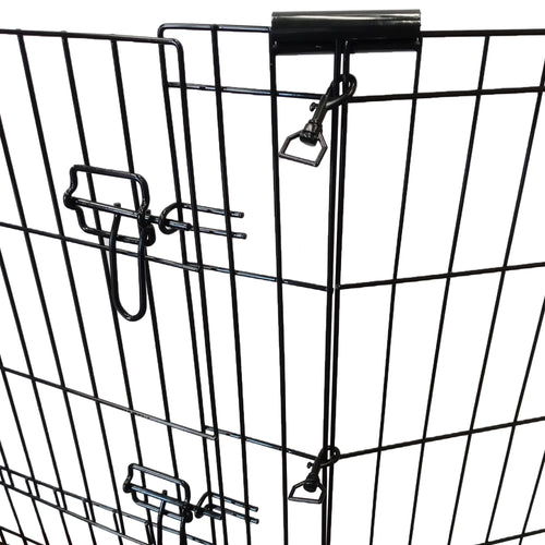 KennelMaster 8-Panel Pet Exercise Playpen with Gate
