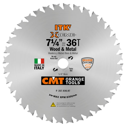 CMT ITK Wood & Metal ITK Saw Blade