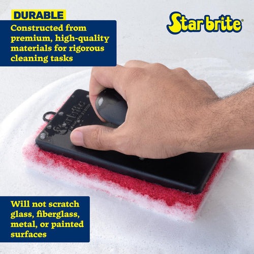 Star Brite All-Purpose Medium Red Scrubber Pad