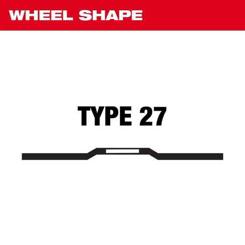 Milwaukee 4-1/2 x .045 x 7/8 Performance+ Metal Cut Off Wheel Type 27