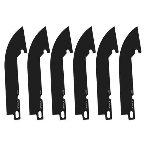 True Replacement Drop Point Blades 6pk