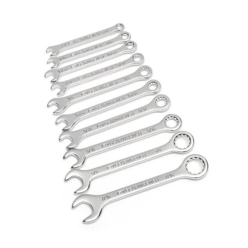 GearWrench 10 Piece SAE Midget Combination Wrench Set