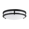 Design House Ripon Flush Mount Light 14 Matte Black