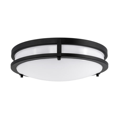 Design House Ripon Flush Mount Light 14 Matte Black