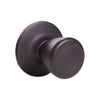 Design House Tulip Passage Door Knob, Matte Black