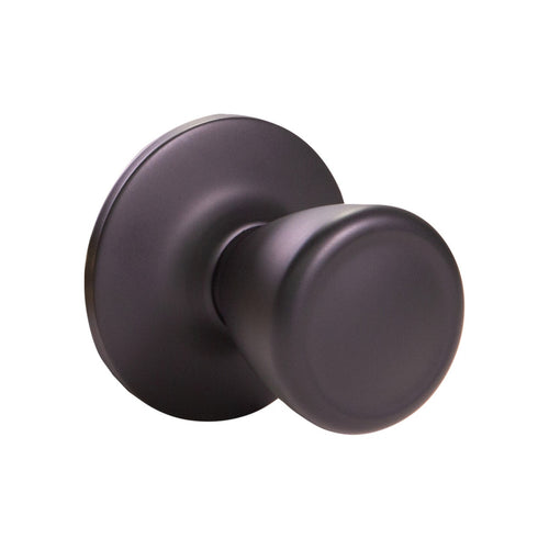 Design House Tulip Passage Door Knob, Matte Black