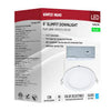 Satco 6 12W CCT Selectable Led Direct Wire Downlight