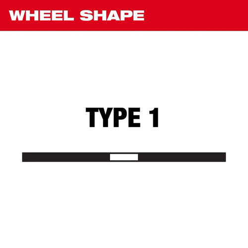 Milwaukee 4 x 1/8 x 5/8 Masonry Cut Off Wheel -Type 1