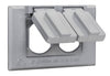 Southwire 1-Gang Horizontal Duplex Wp Cover Gry WCH1DUP