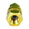 BluBird Blu Shield 3/8 Quick Disconnect Plug x 3/8 Male Pipe Thread Pressure Washer Adapter