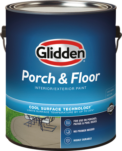 GLIDDEN® Cool Surface Porch & Floor Interior/Exterior Paint- Ready Mix