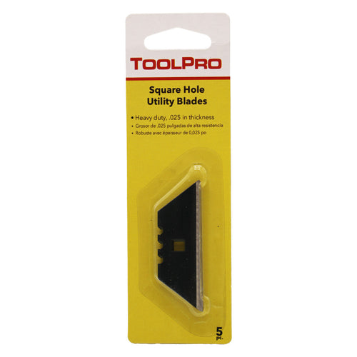 ToolPro Square-Hole Utility Blades - 5 Pack