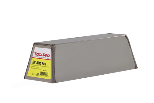 ToolPro 10 in. Mud Pan Stainless Steel