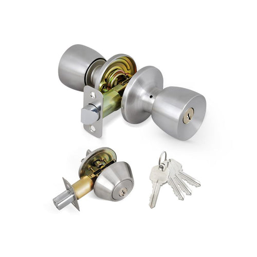 Premier Lock Combo Lockset Tulip Knob
