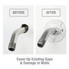 Danco Shower Arm Bracket Stabilizer in Chrome