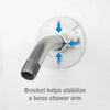 Danco Shower Arm Bracket Stabilizer in Chrome