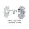 Danco Shower Arm Bracket Stabilizer in Chrome