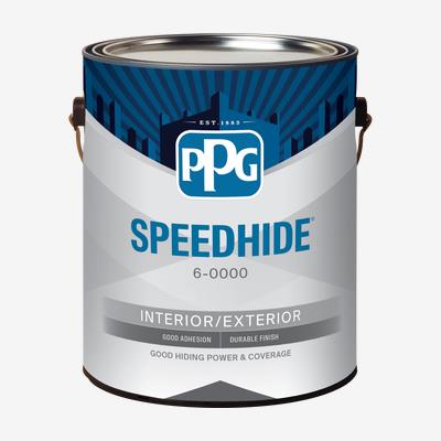 PPG Paint SPEEDHIDE® Interior/Exterior Paint (1 Gallon, Midtone/Intermediate Base, Semi Gloss (6-8525))