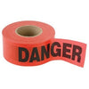 Danger Tape, Red Weatherproof Vinyl, 1,000-Ft.