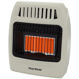 Infrared Vent-Free Wall Heater, Natural Gas, 3 Plaques, 18,000 BTU