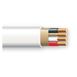 Non-Metallic Romex Sheathed Electrical Cable With Ground, 14/3, 50-Ft.