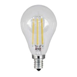 LED Ceiling Fan Light Bulbs, Candelabra, Soft White, 300 Lumens, 4.5-Watts, 2-Pk.