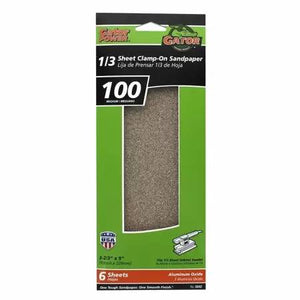 Gator 1/3 Sheet Clamp-On Sandpaper